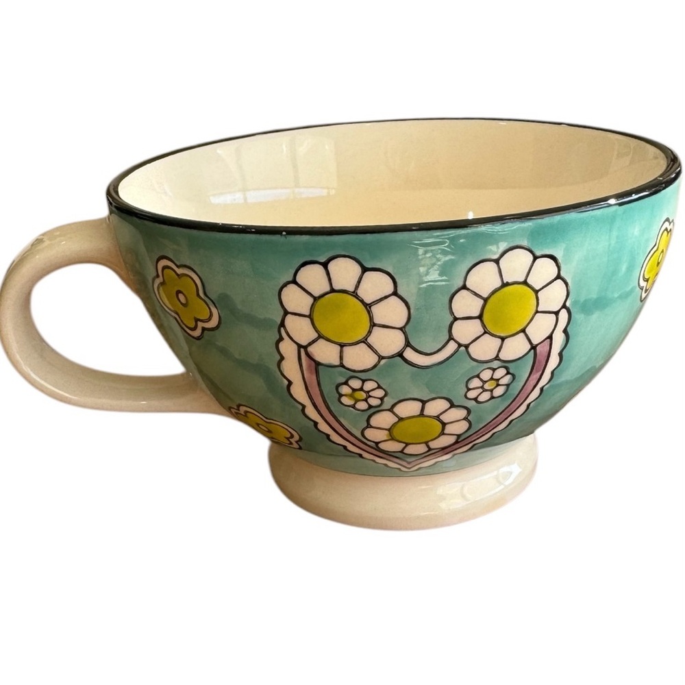 Creative Co-Op Cup Bowl Ceramic Large